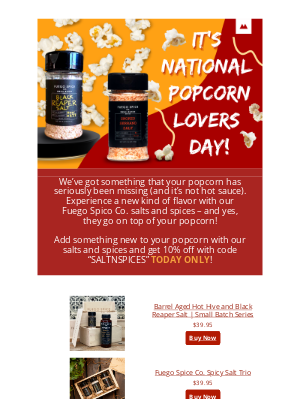 Fuego Box - Your Popcorn Needs This…