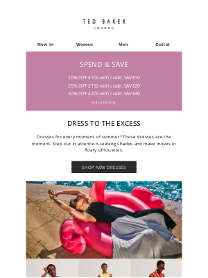 Ted Baker (United Kingdom) - Dress to the Excess