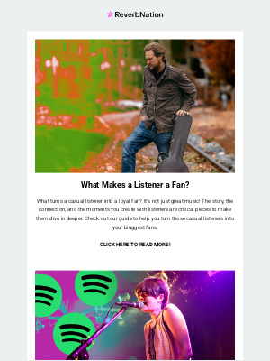 ReverbNation - How to turn listeners into lifelong fans! 🚀