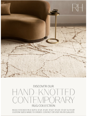 RH.com - Explore Hand-Knotted Contemporary Rugs in Natural Wool & Silk