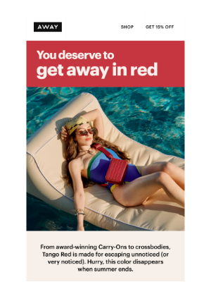 Away - Red means go 🔴