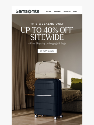 eBags - Up to 40% Off Sitewide + FREE Shipping