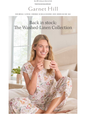 Garnet Hill - This customer-favorite sleepwear is back!
