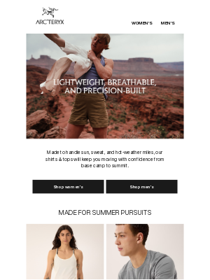 Arc’teryx - Summer’s top performers
