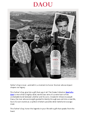 DAOU Vineyards - Honor His Legacy