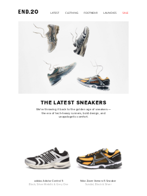 END. - Discover 00s retro icons - shop the latest sneakers