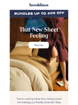 Brooklinen - Fresh Sheets for Made-Up Beds