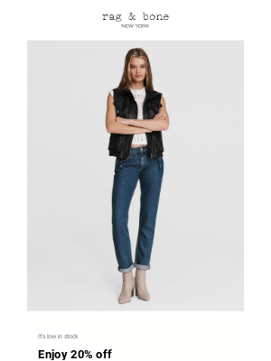 rag & bone - Low stock:  Act fast with 20% off