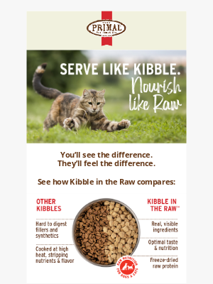 Primal Pet Foods - Raw Nutrition Meets Kibble Convenience