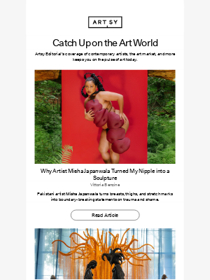 Artsy - Why artist Misha Japanwala turned my nipple into a sculpture