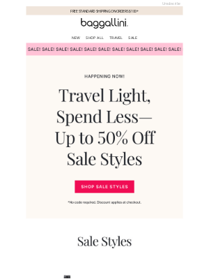 baggallini - Your Go-To Bags, Now 50% Off