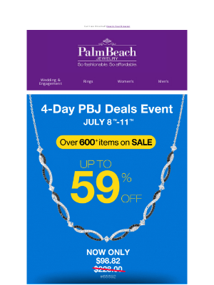 PalmBeach Jewelry - PBJ DEALS. STARTS. NOW🎉