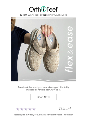 Orthofeet - The Sneaker-Clog Hybrid That Moves With You