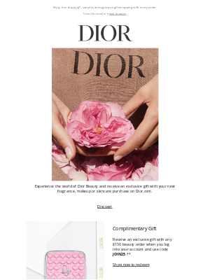 Dior - Michael... your Dior gift awaits