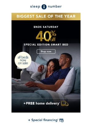 Sleep Number - Hurry: 40% Off Ends Soon!