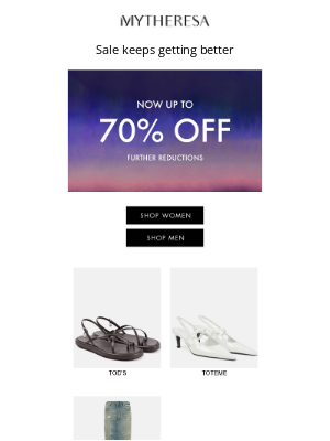 My Theresa - Sale: Further reductions now up to 70% off