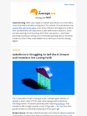 The Average Joe - 🧑‍💻 Salesforce’s agentic sprawl