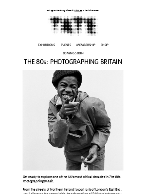 Tate (United Kingdom) - 📸 Coming soon: The 80s at Tate Britain