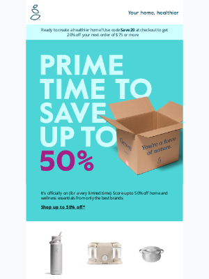 Grove Collaborative - It’s THE prime time to save + get free gifts 🔥