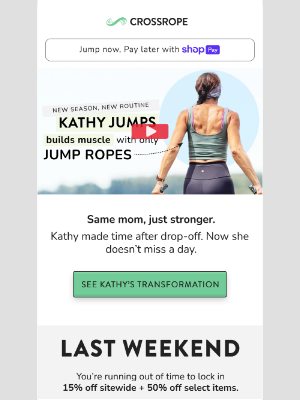 Crossrope - Kathy’s proof → the routine works