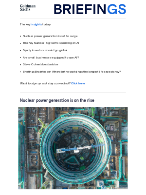 Goldman Sachs - The outlook for nuclear power
