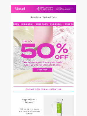 Murad - ENDS TONIGHT: Up to 50% off most-wanted skincare