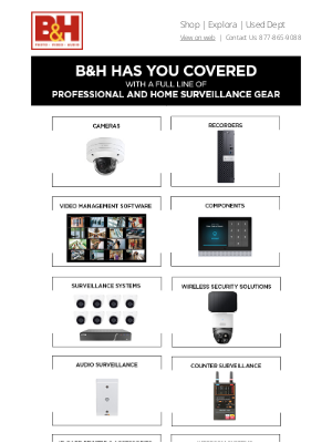 B&H Photo Video - Shop Surveillance Products and Check Out Our Latest Deals