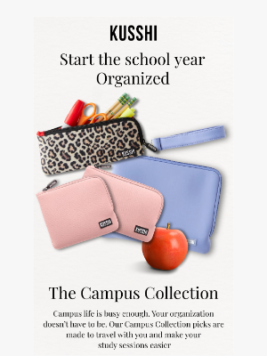 Kusshi - Your Campus Collection essentials are waiting ✏️