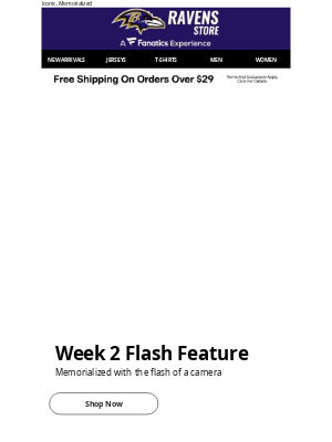 Baltimore Ravens - Legendary Plays, Timeless Tees - NFL Flash Features from Week 2