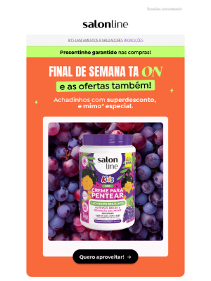 Salon Line (Brazil) - Só até amanhã: seleção com até 30%! 🛒