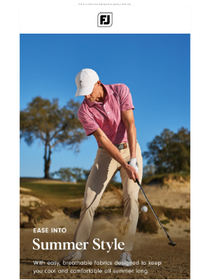 FootJoy - Summer-Ready Staples ✔️