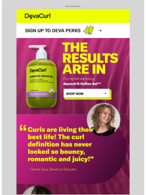 DevaCurl - What stylists are saying about our newest gel...