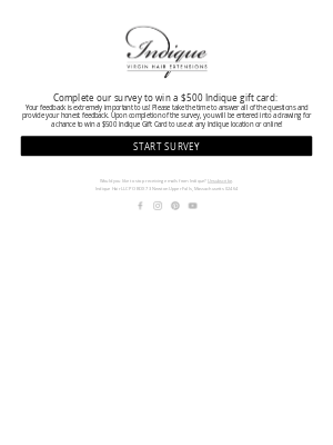 INDIQUE Virgin Hair Extensions - 💵 Reminder: Win a $500 Gift Card!