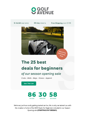The BEST Deals 💰 for Beginners | Season Opening Sale Sneak Peek