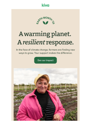 Kiva - 🌾 Climate change threatens farmers’ harvest and income.