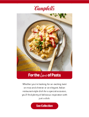 Campbell's Soup - Calling all pasta lovers 🍝