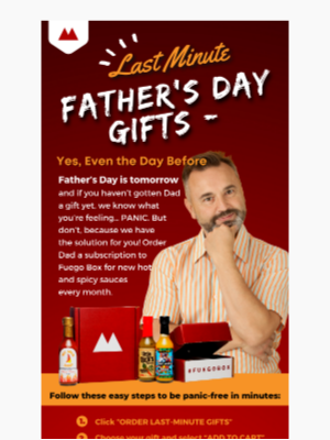 Fuego Box - Did You Remember that Father’s Day is Tomorrow?