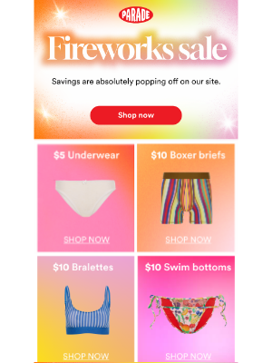 Parade - We're popping off! 🎆🎆🎆