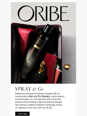 Oribe - You're Busy. We're Here to Help.