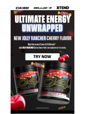 Cellucor - Unwrap C4 Ultimate® x JOLLY RANCHER 🍬💥