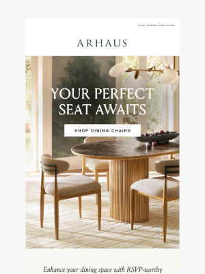 Arhaus - RSVP-Worthy Dining Chairs
