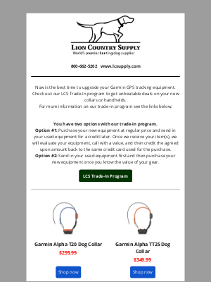 Lion Country Supply - Unlock Savings with Our Trade-In Program! 🤑