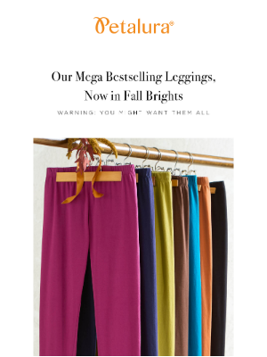 Petalura - The leggings you live in, now in 4 NEW colors