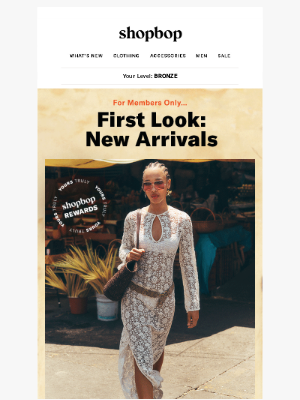 Shopbop - EARLY ACCESS starts now