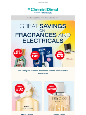 Chemist Direct (United Kingdom) - Great savings on bestselling scents and electricals