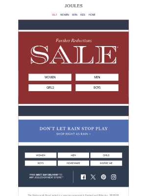 Joules  - Sale Update! Further Reductions