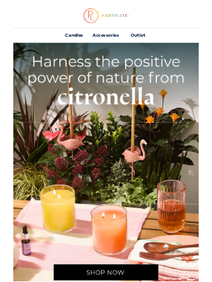 PartyLite - Citronella: Your Summer Essential is Here