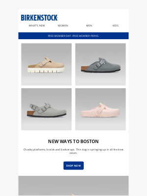 Birkenstock - New ways to Boston