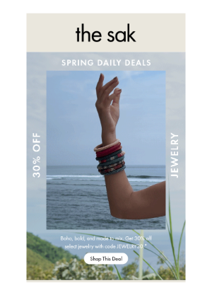 The Sak - Treat Yourself! 30% OFF Jewelry