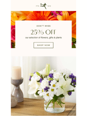 FTD Flowers - 25% Off Our Favorite Father's Day Bundles!